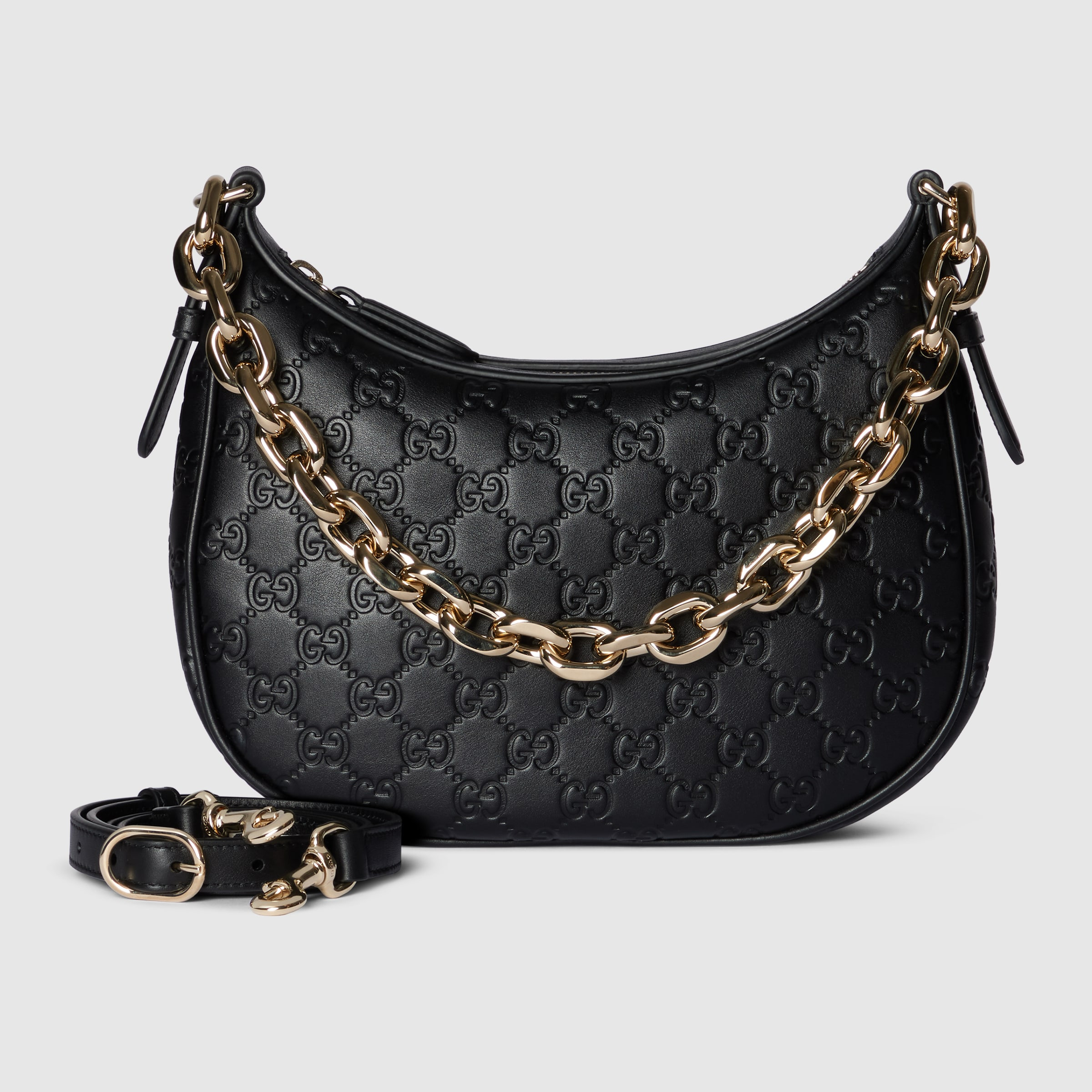 GG Emblem medium shoulder bag - 6