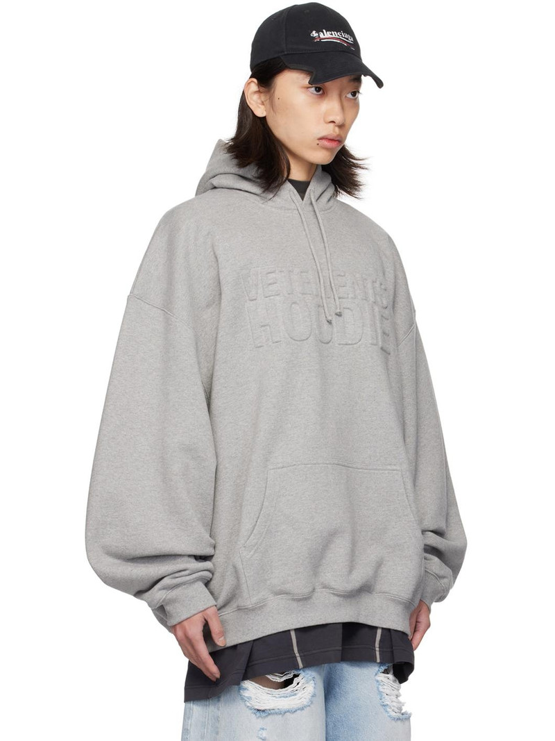 Gray Illusion Logo Hoodie 2