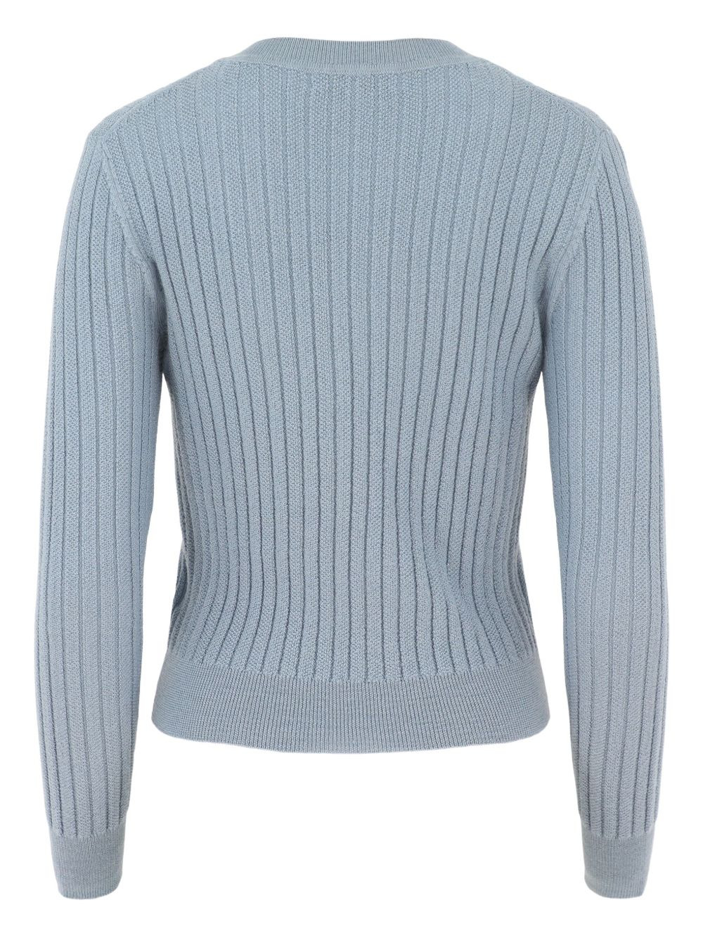 ribbed-knit jumper - 2