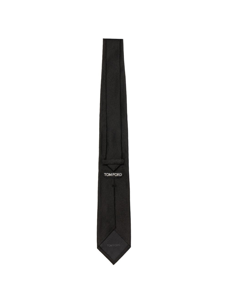 TOM FORD basketweave tie outlook