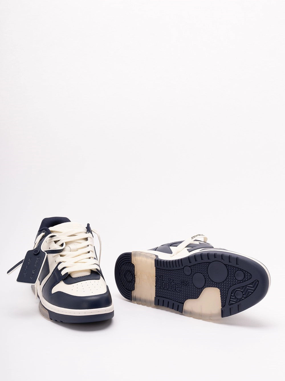 Off White Men `Out Of Office Calf Leather` Sneakers - 4