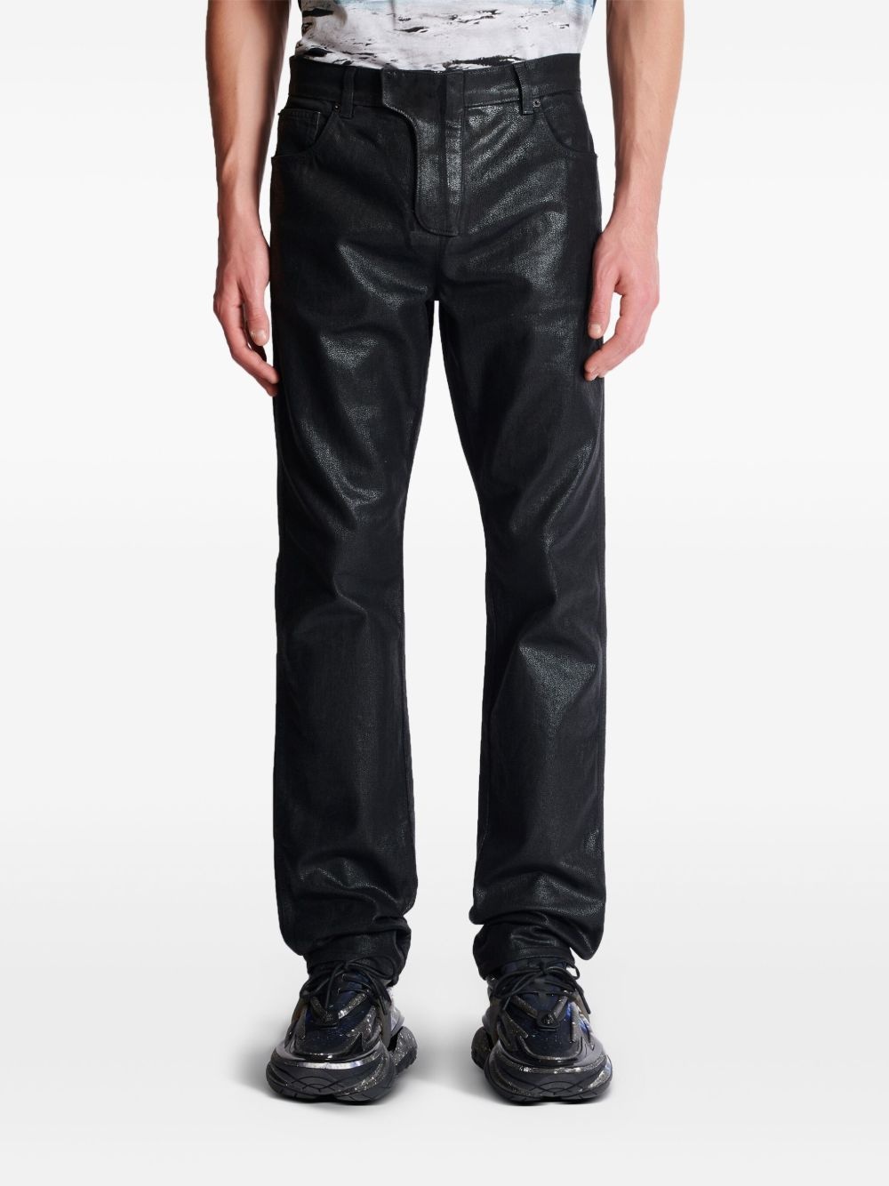 logo patch trousers - 5