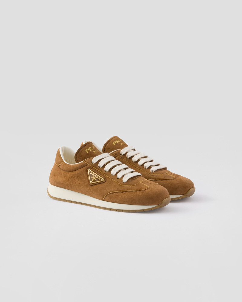 Suede running sneakers 1
