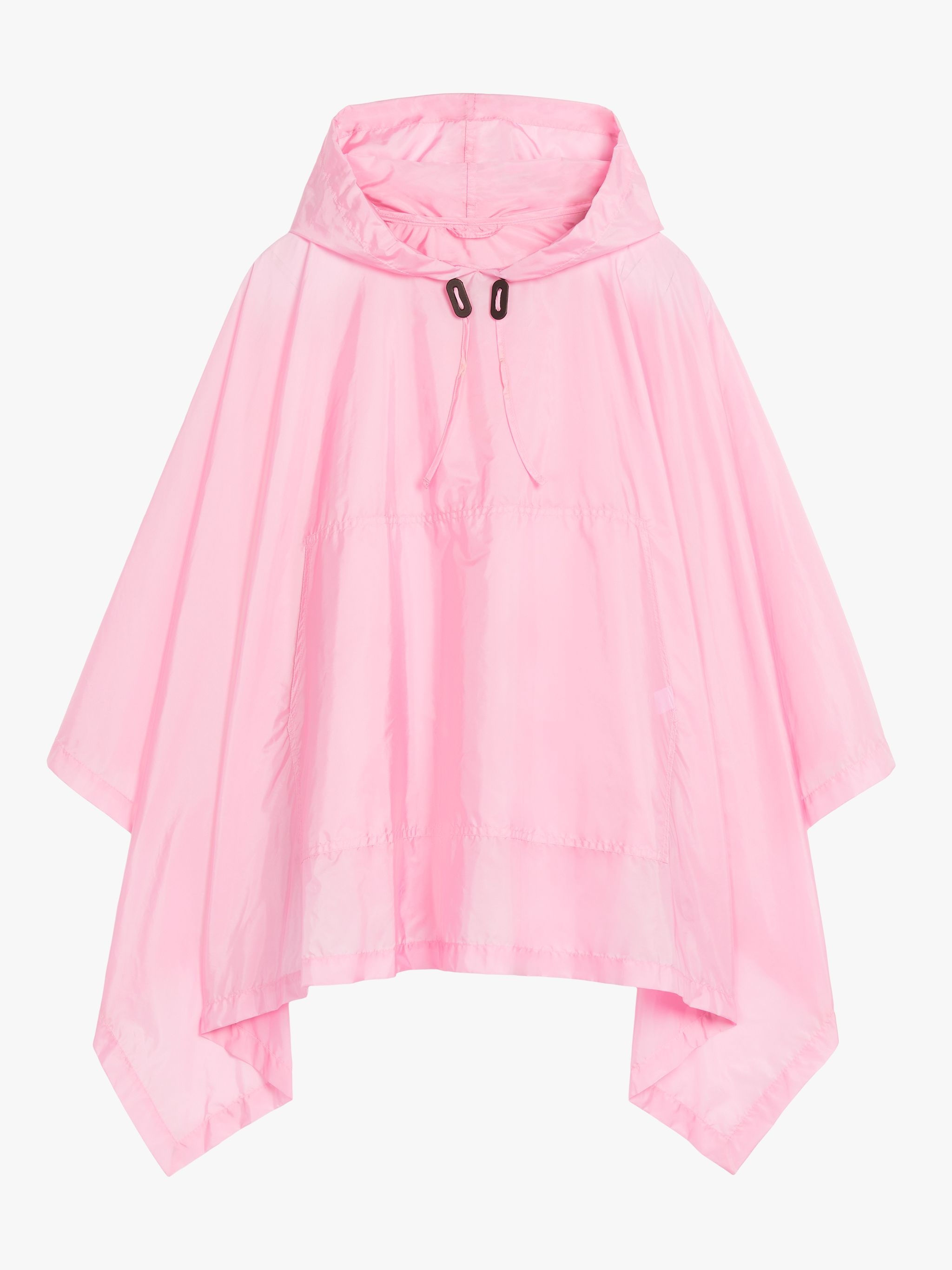 ALNESS PINK NYLON HOODED PONCHO | LMC-063 - 1