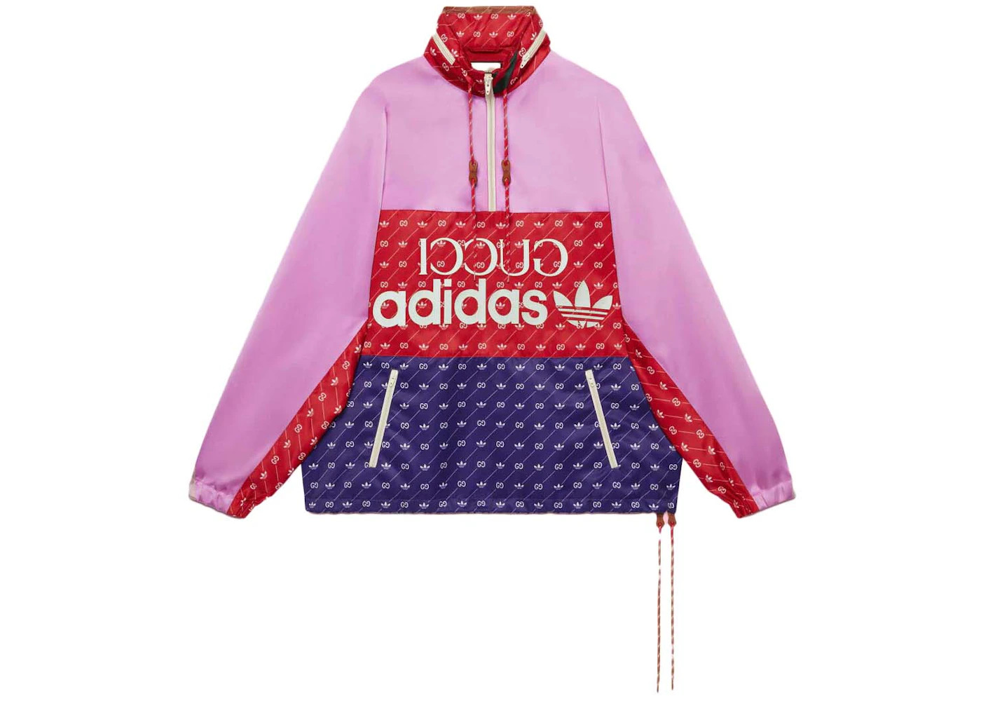 Gucci x adidas Acetate Jacket Pink/Red/Dark Blue - 1
