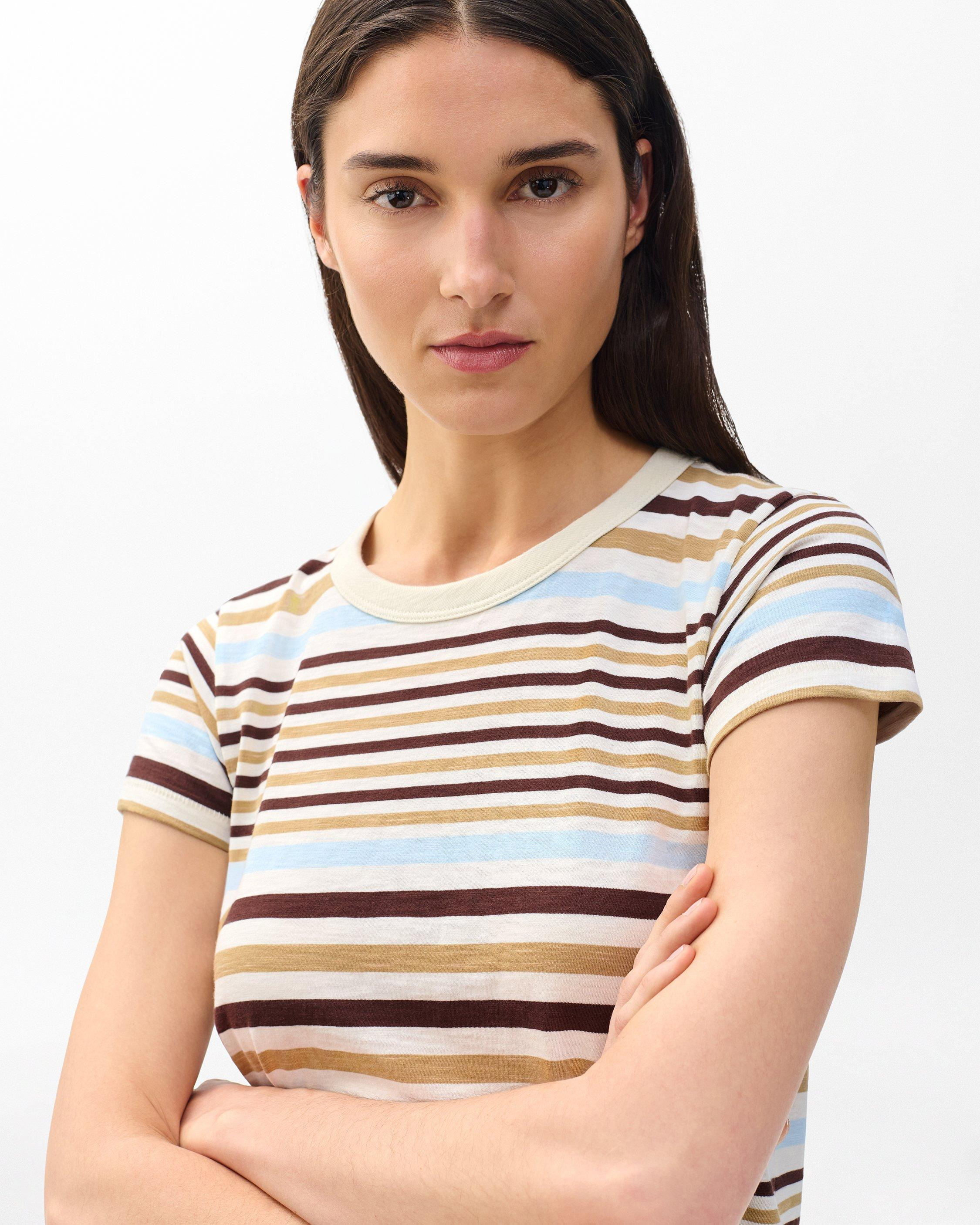 The Slub Striped Tee - 4