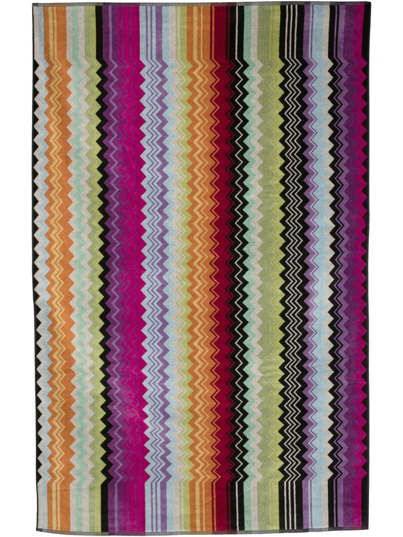 Missoni zigzag-pattern cotton towel outlook
