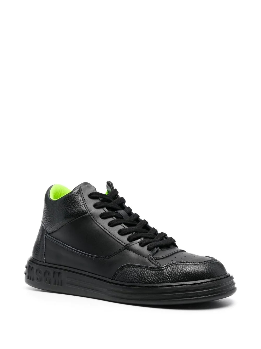 logo-print high-top sneakers - 2