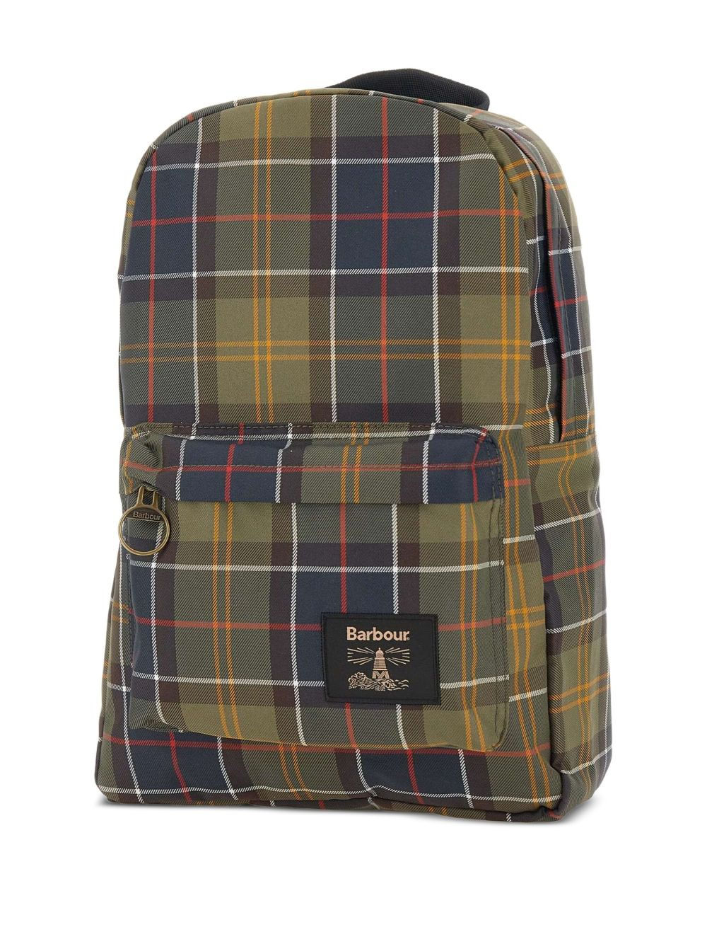 tartan-pattern backpack - 3