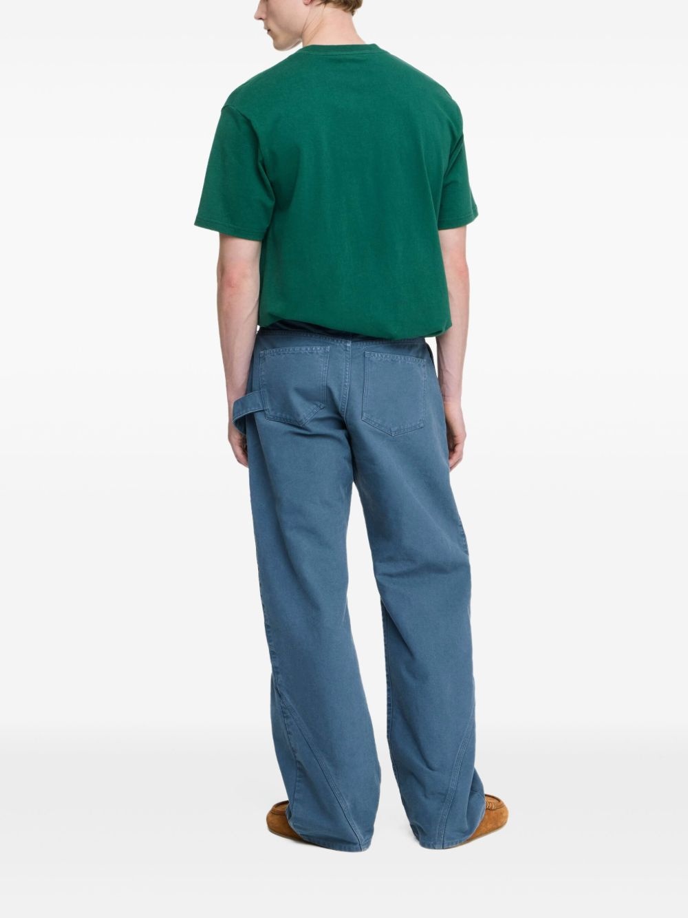 Twisted Workwear anchor-patch trousers - 3