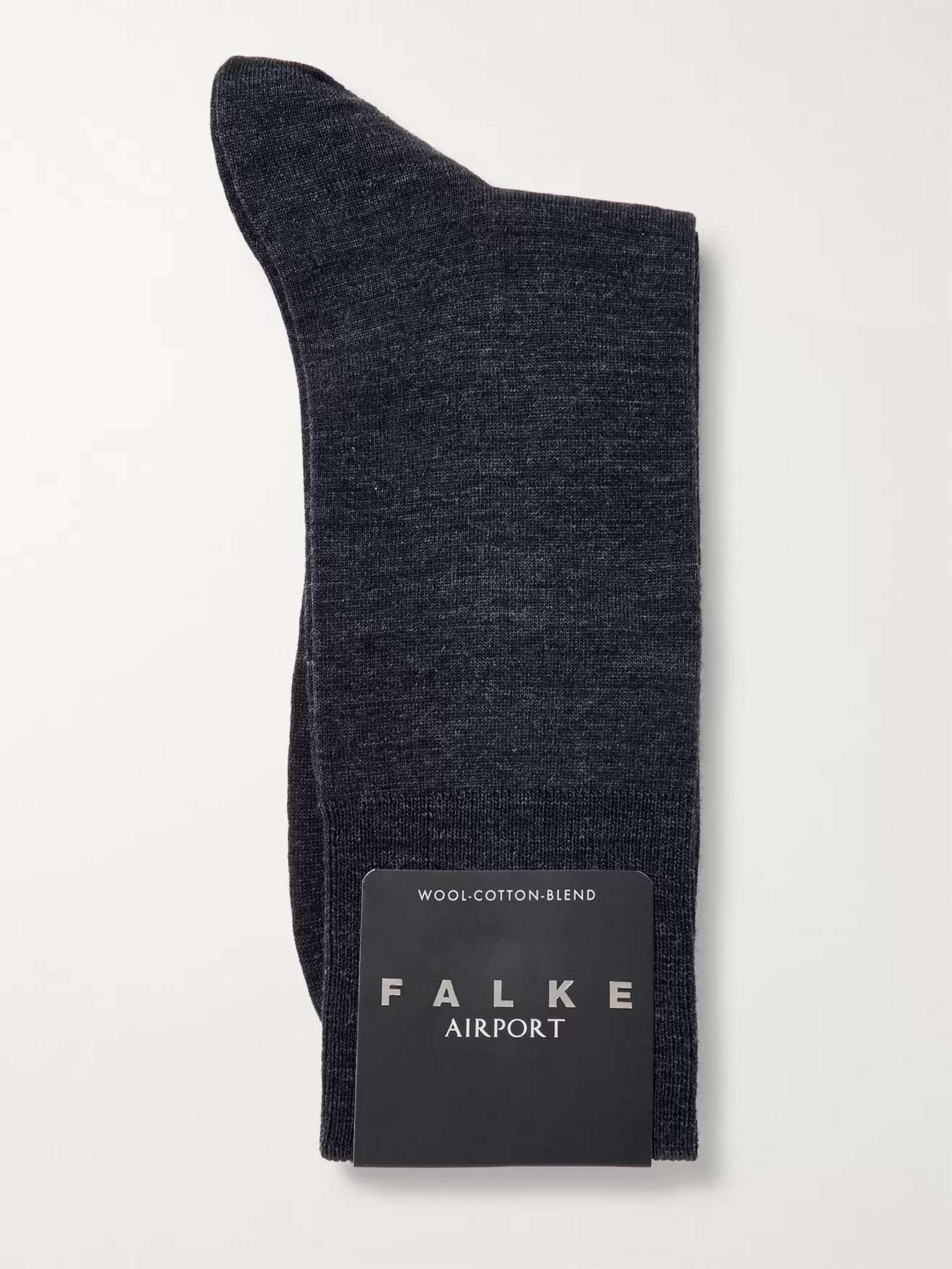 Airport Mélange Virgin Wool-Blend Socks - 3