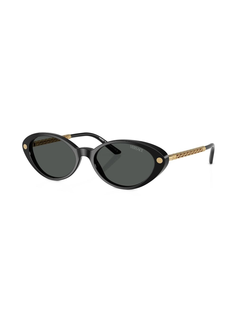 Greca-detail cat eye-frame sunglasses - 2