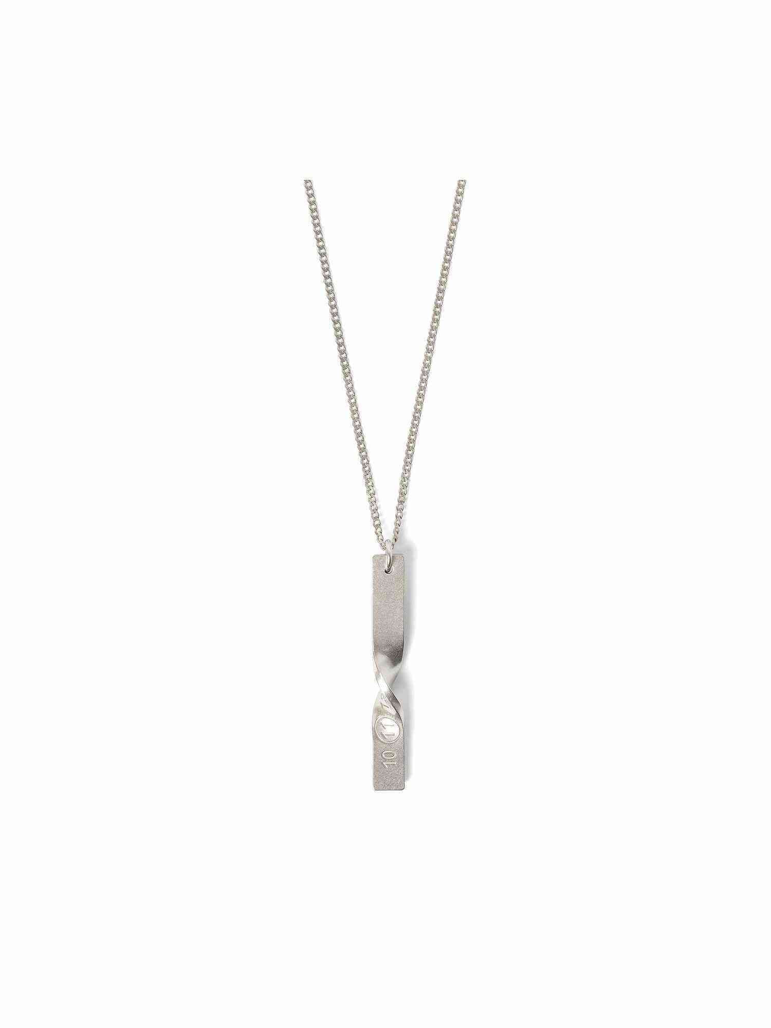 Twist Necklace in Palladio Semi Polished Plating - 2