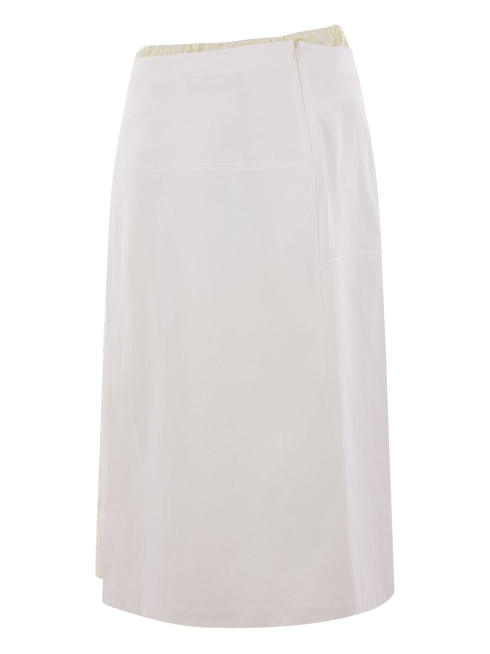 panelled pleated skirt - 2