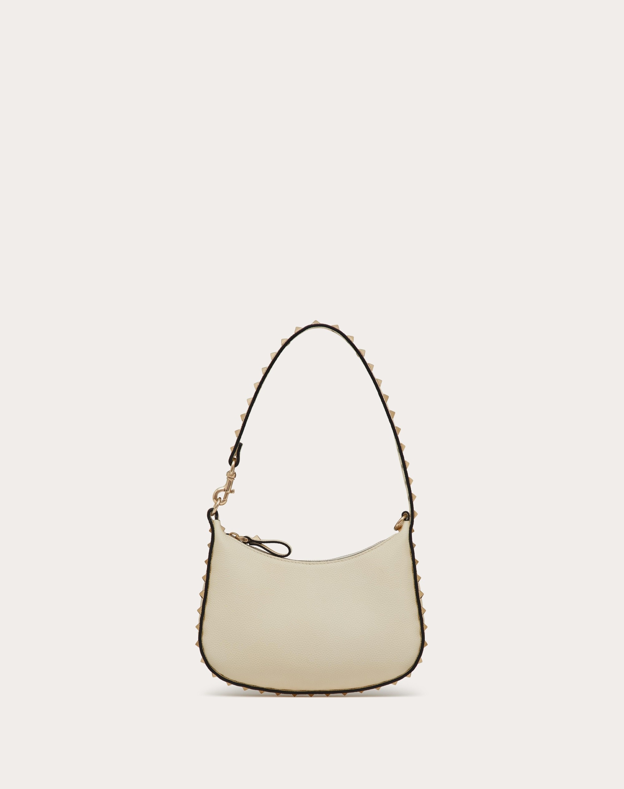 MINI ROCKSTUD HOBO BAG IN GRAINY CALFSKIN - 1