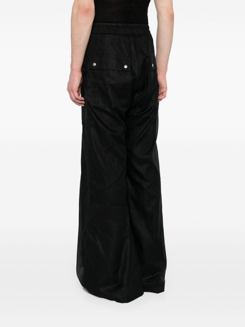 Bela wide-leg cotton trousers - 4