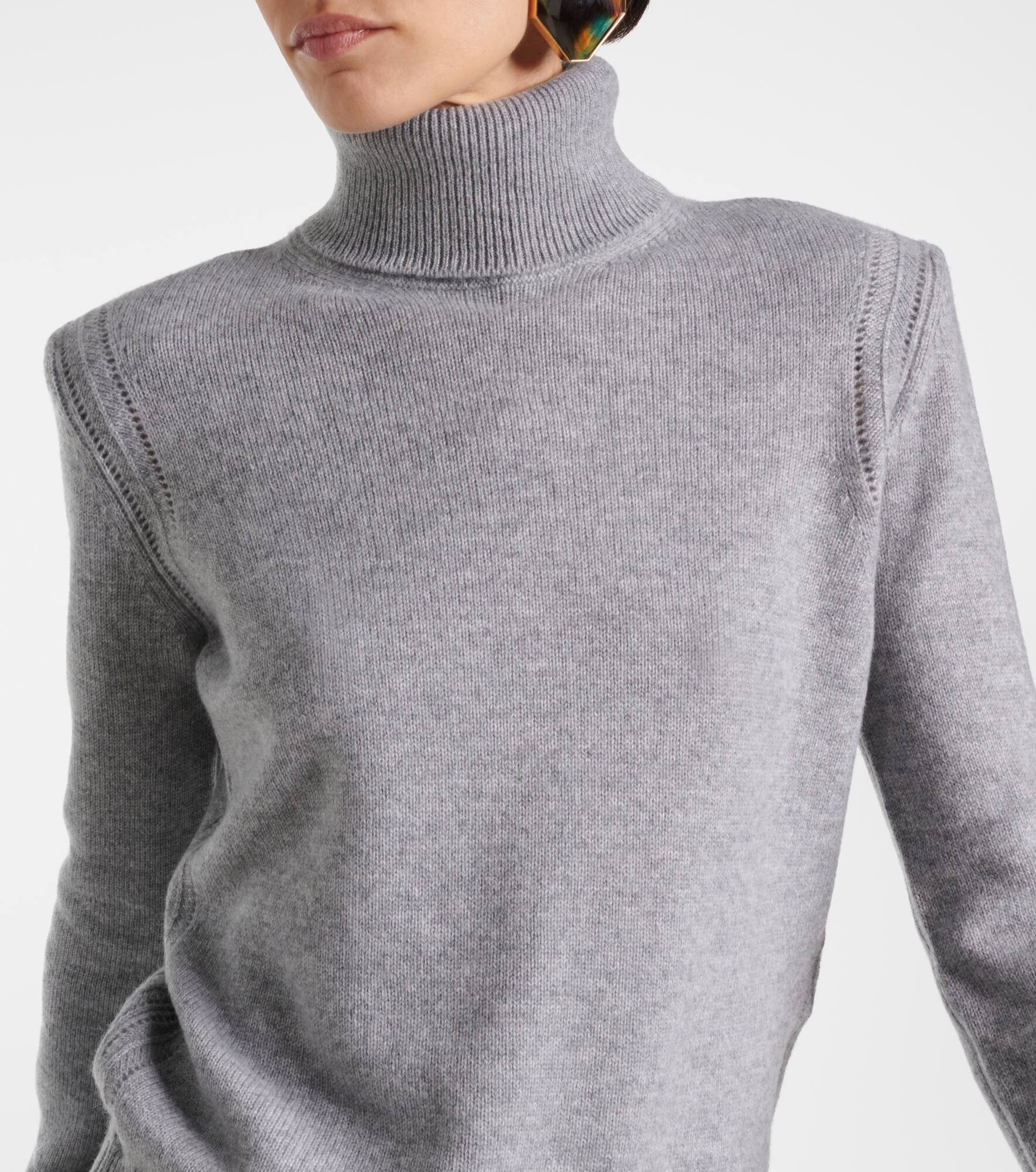 Cashmere turtleneck sweater - 4