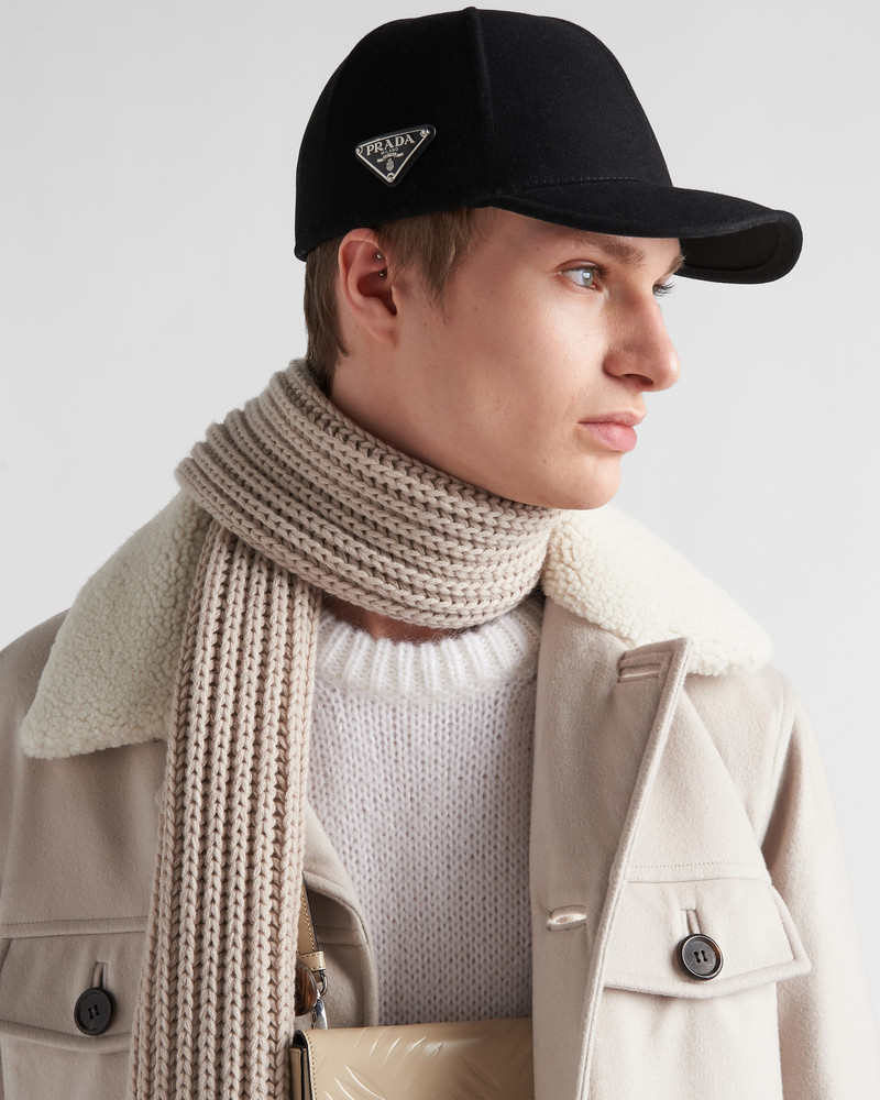 Prada Felt baseball cap outlook