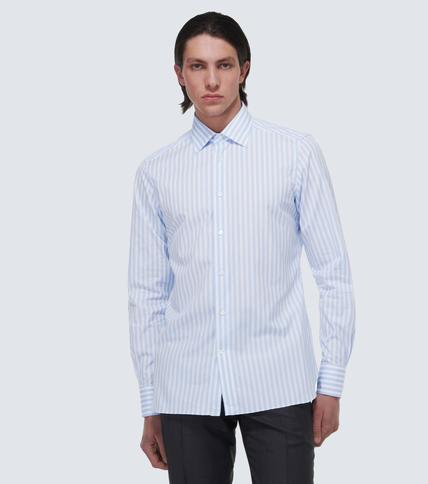 Striped cotton shirt - 3