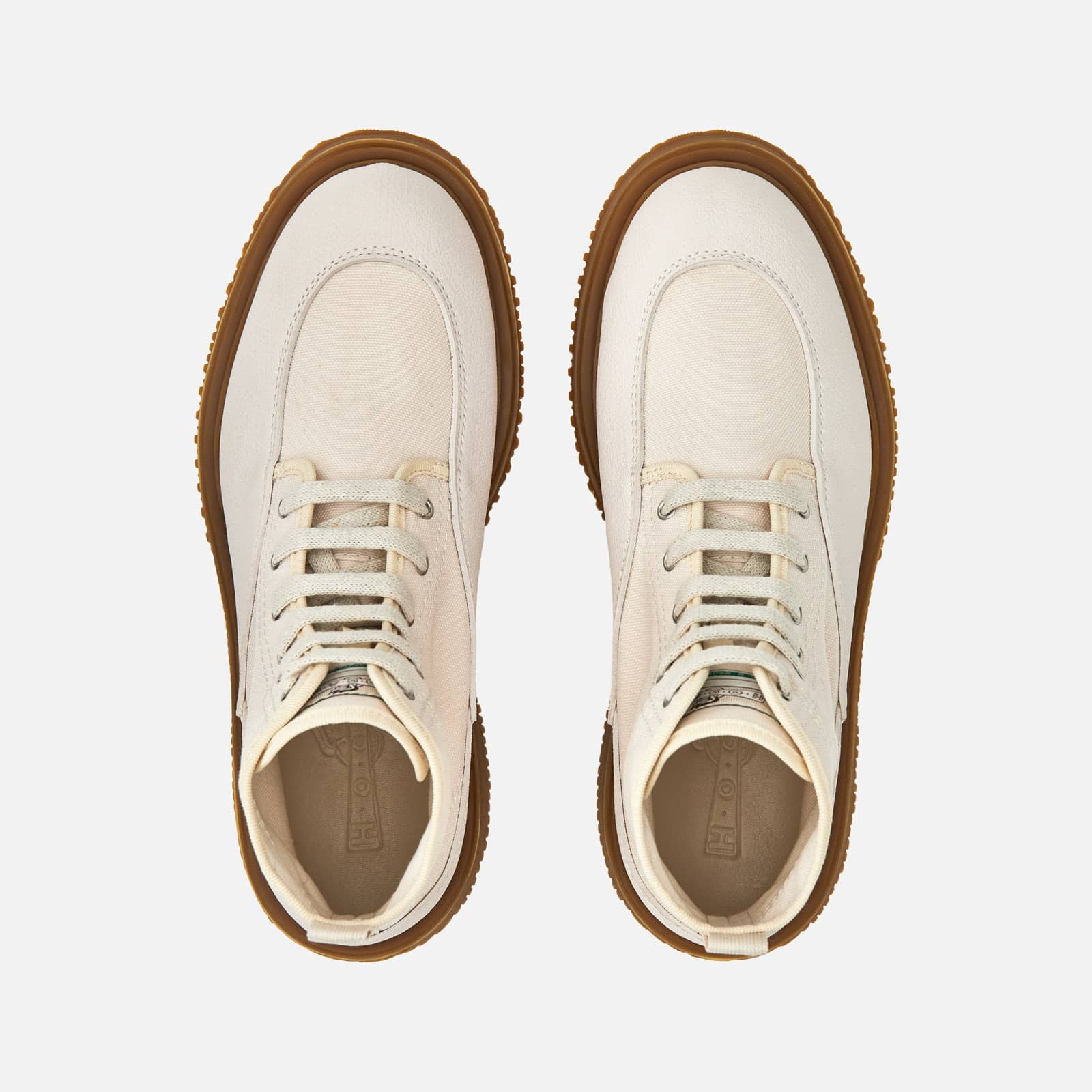 Hogan Untraditional Ankle Boots Beige - 4