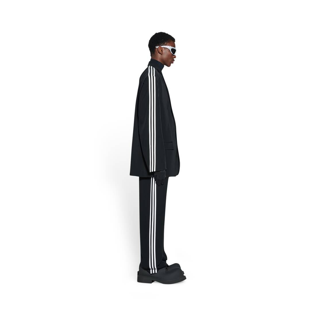 Balenciaga / Adidas Oversized Jacket in Black - 3