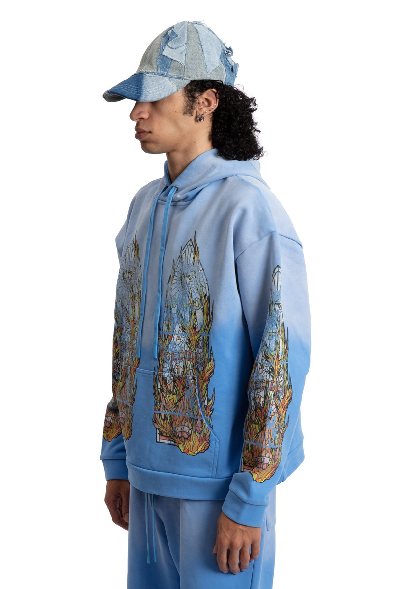 FADED FLAME GLASS HOODED PULLOVER 4