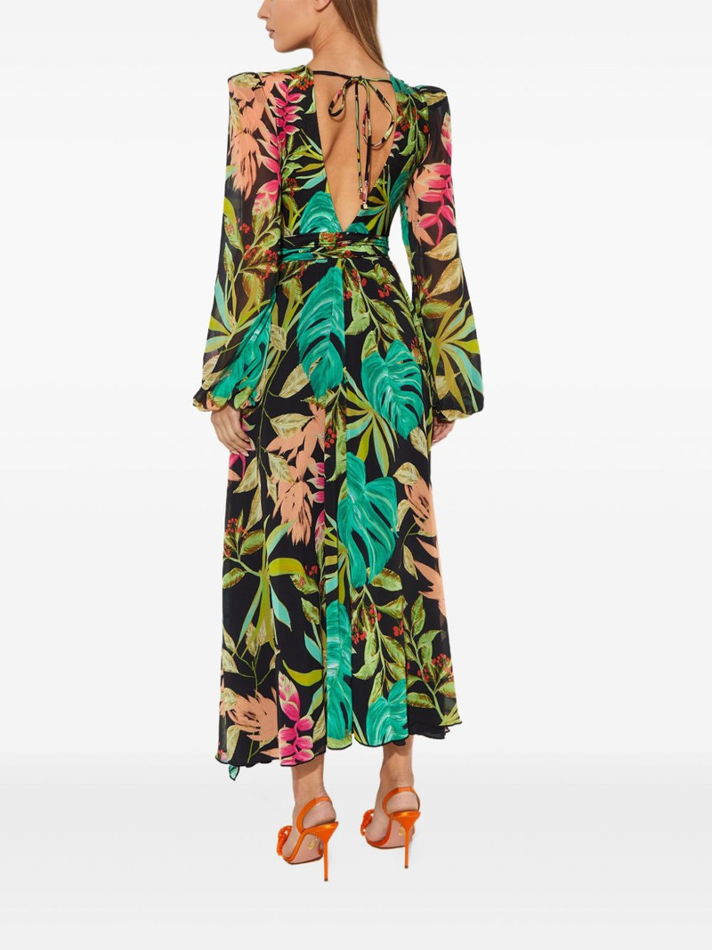 Tropicalia floral-pattern midi dress 3