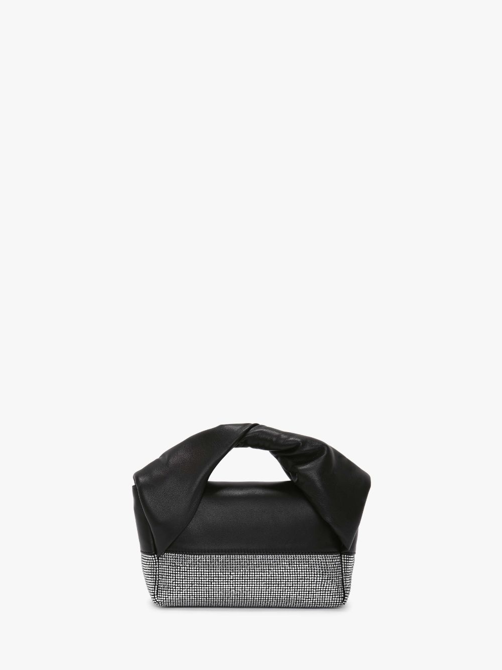 MEDIUM TWISTER - LEATHER TOP HANDLE BAG WITH CRYSTALS - 4