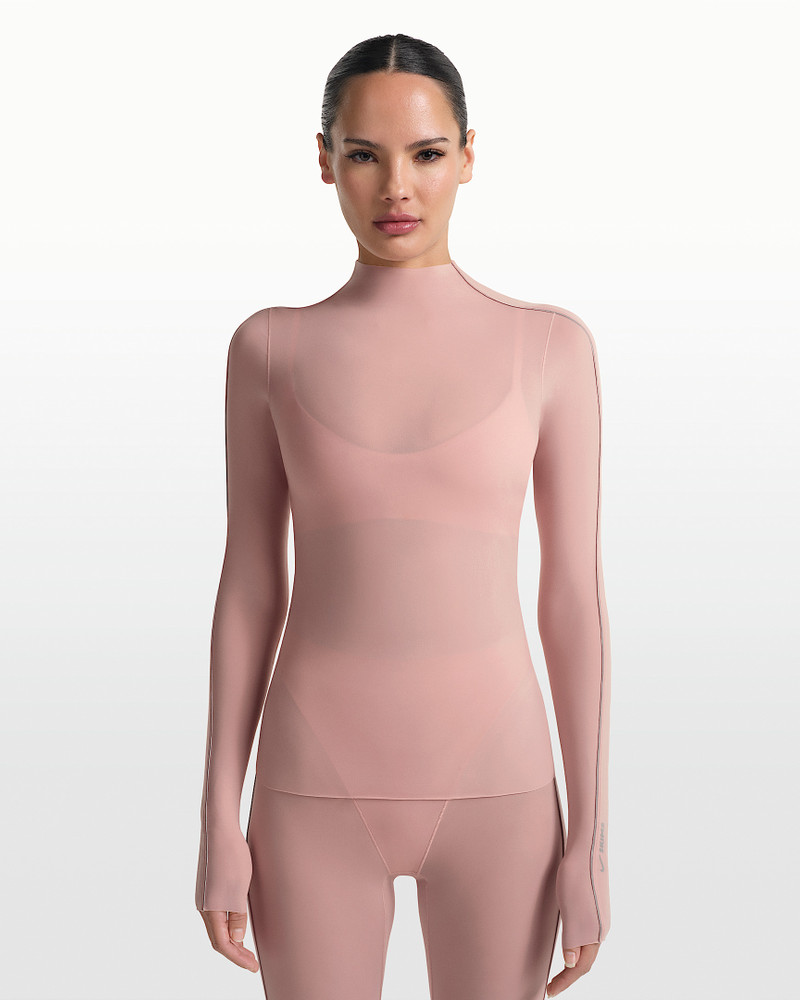 NikeSKIMS Weightless Layers Women's Mock-Neck Long-Sleeve Top 1
