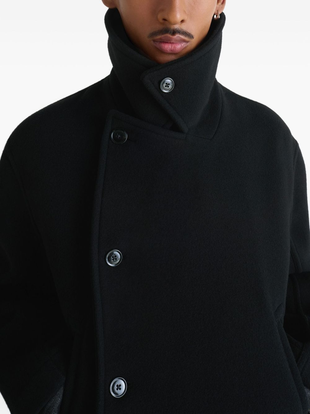 double-breasted peacoat - 5
