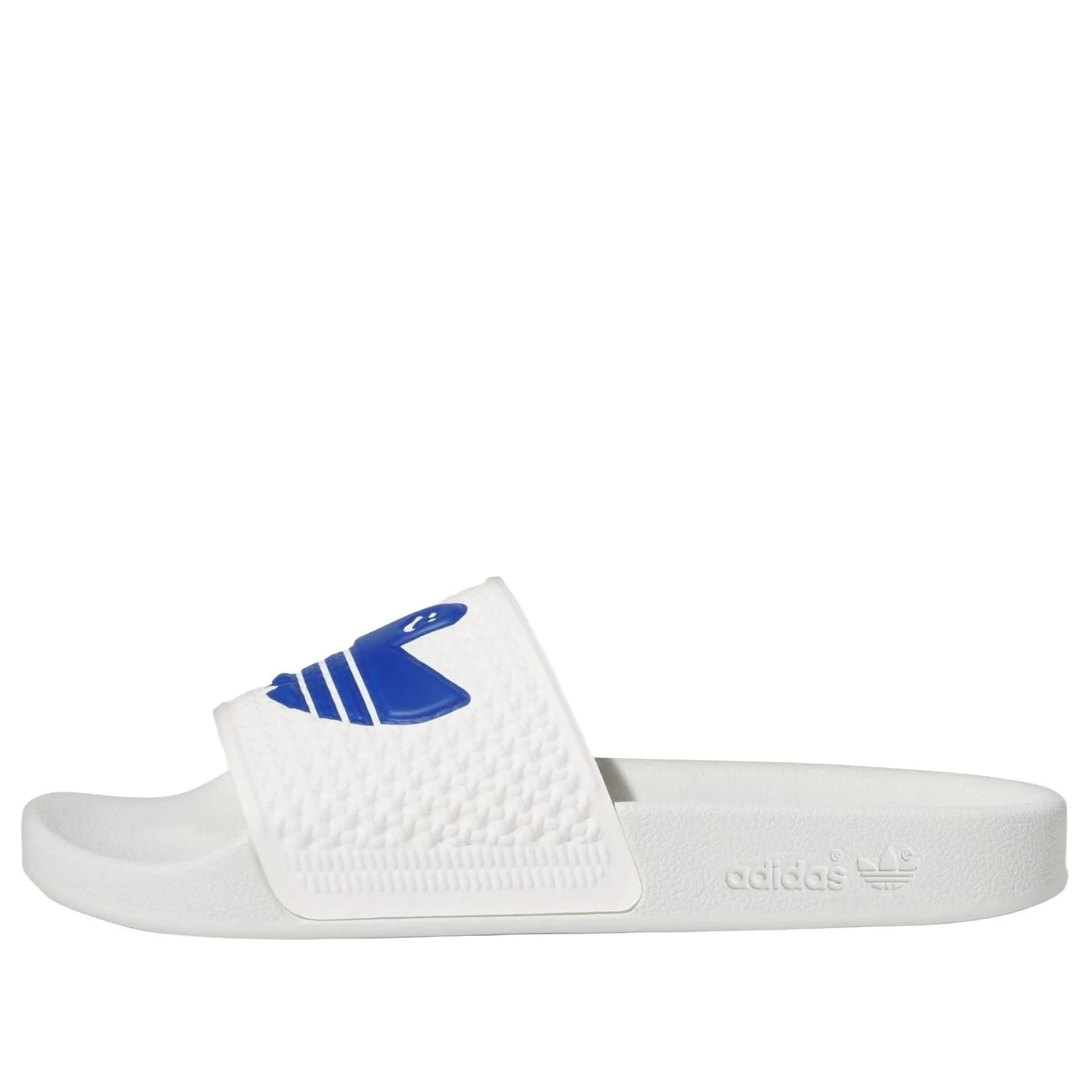 adidas Shmoofoil Slides 'White Royal Blue' IE3086 - 1