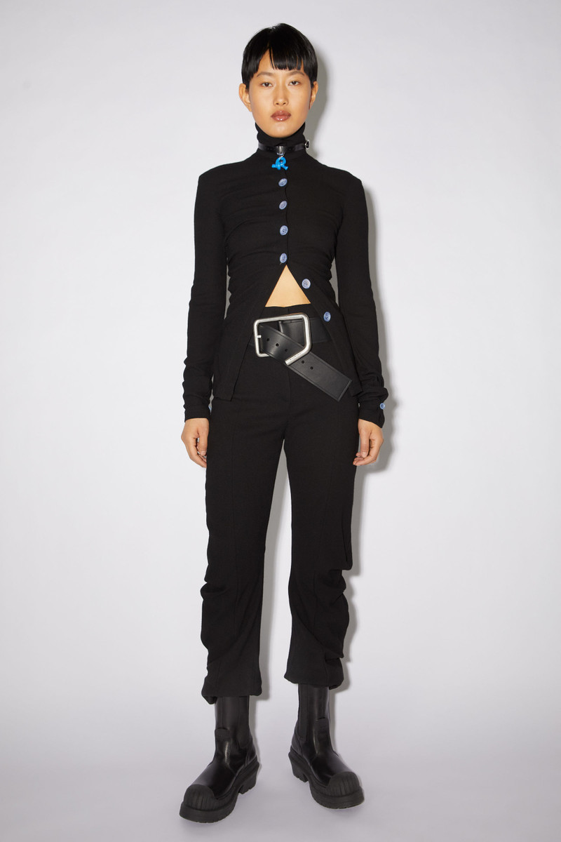 Lug sole ankle boots - Black/black 4