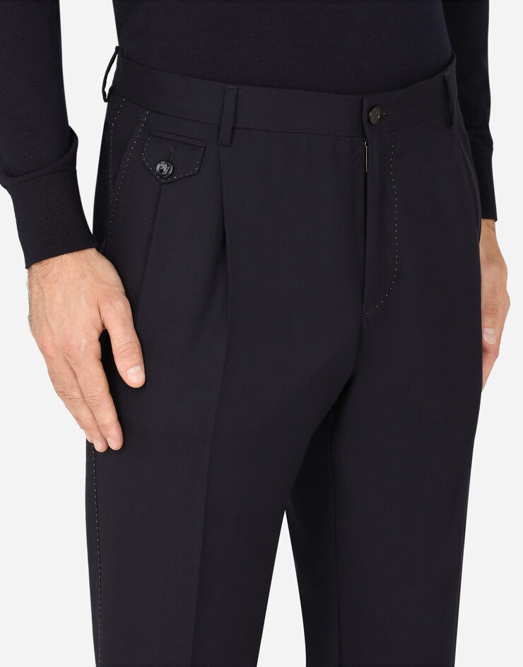 Cashmere gabardine pants - 5