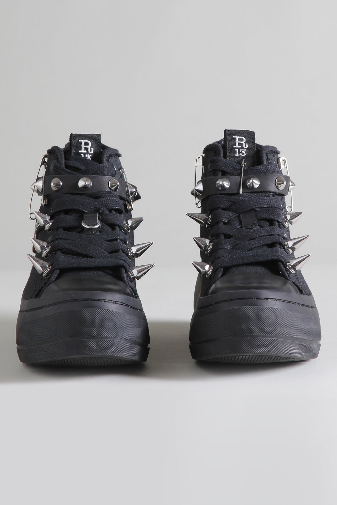 STUDDED KURT HIGH TOP - BLACKOUT - 3