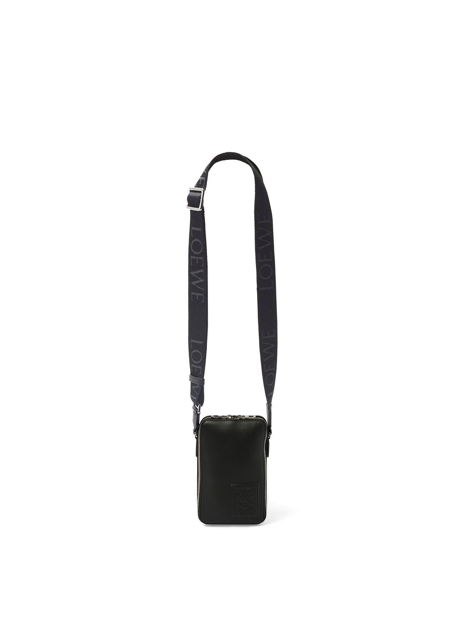 New Vertical Crossbody Pocket in Black - 7