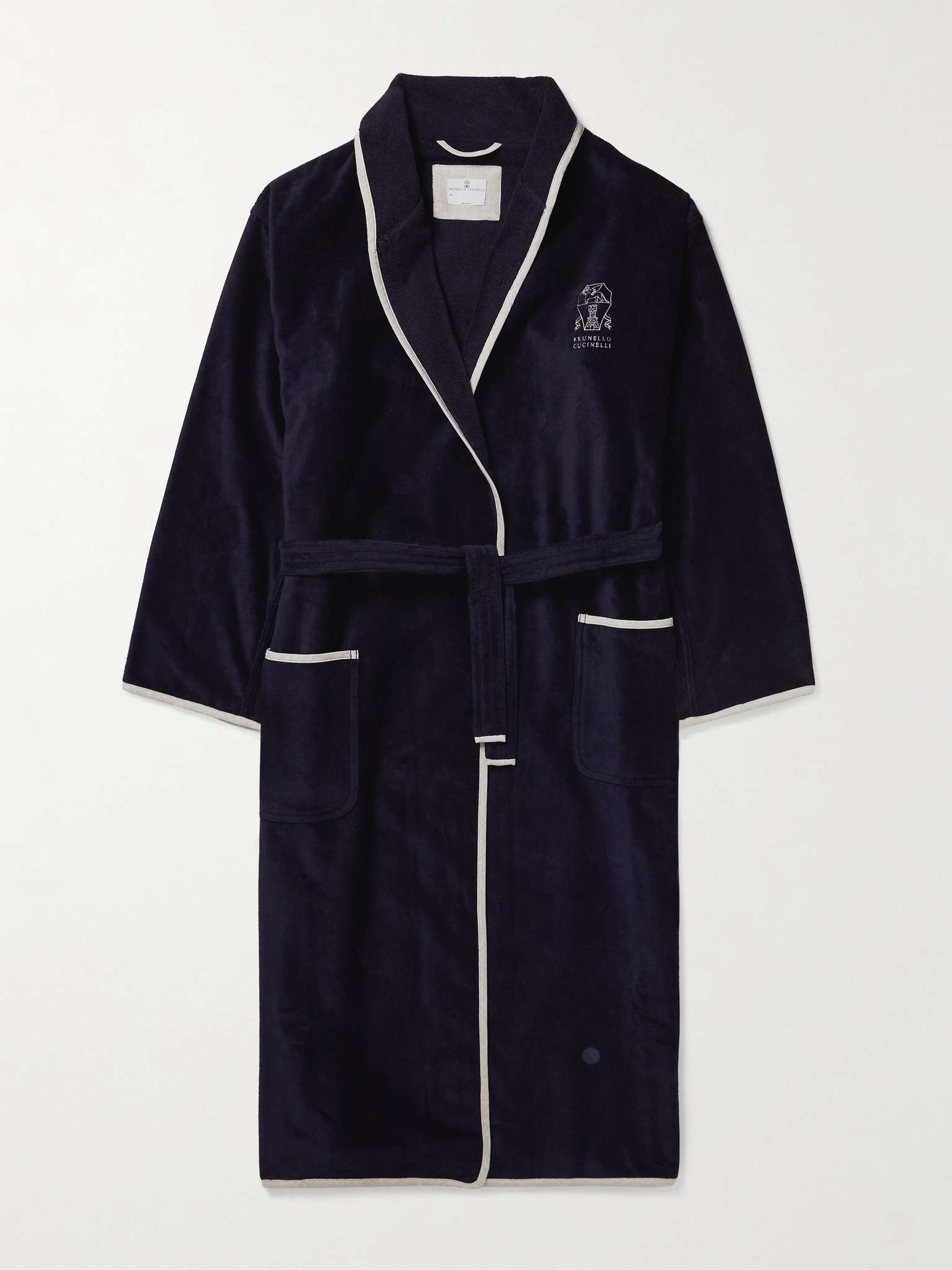 Cotton-Terry Bathrobe - 1