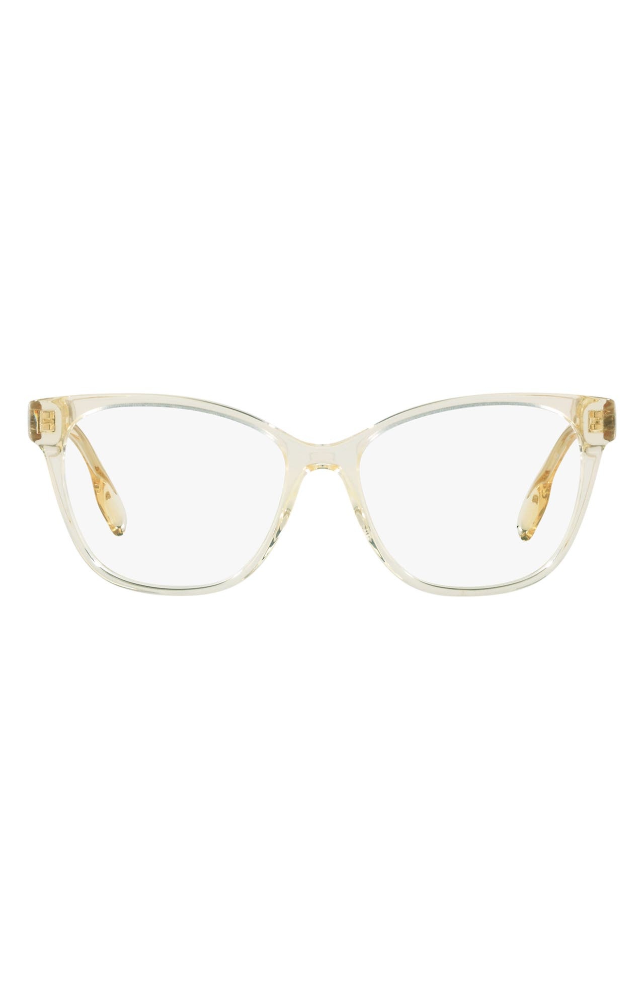 burberry Caroline 53mm Square Optical Glasses in Yellow at Nordstrom - 1