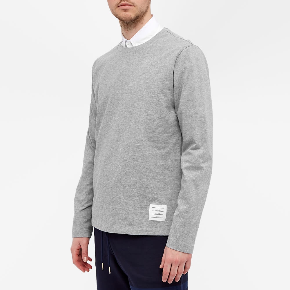 Thom Browne Classic Long Sleeved Tee - 4