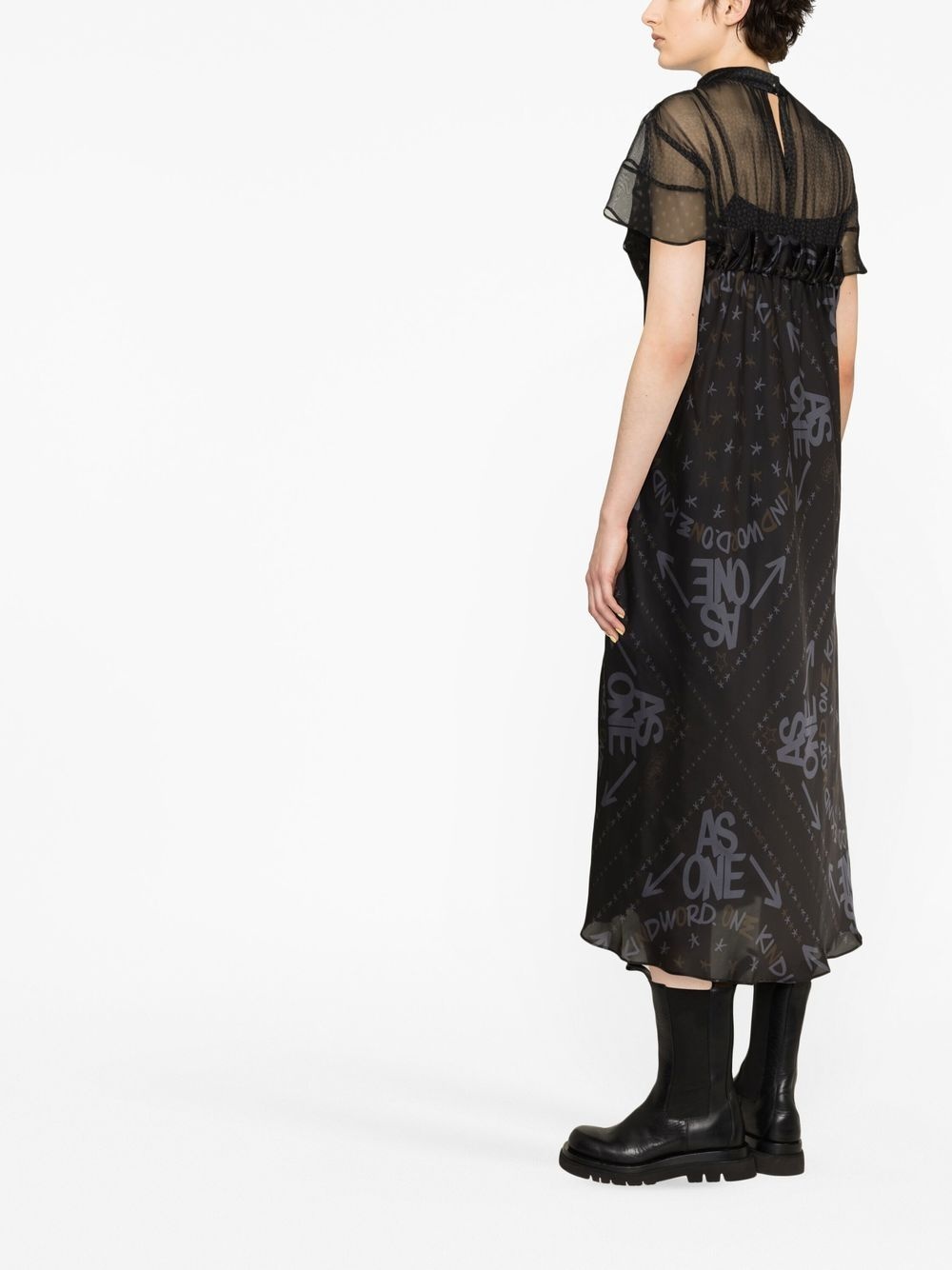 x Eric Haze logo print dress - 3