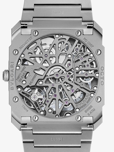 BVLGARI OC40TTXTSK8D Octo Finissimo Skeleton titanium manual watch outlook
