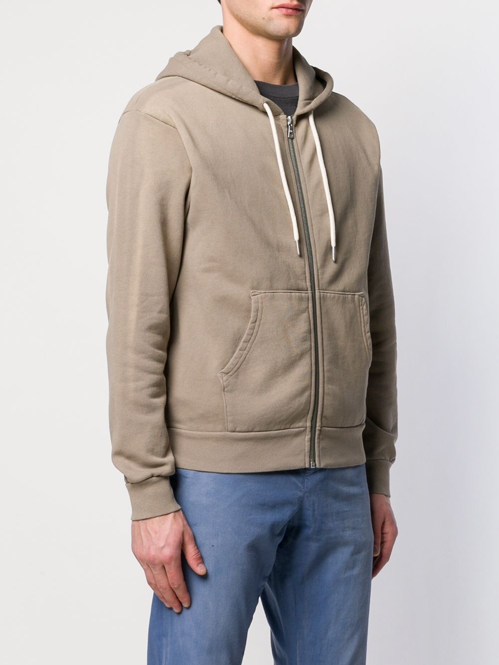 zipped hooded jacket - 3