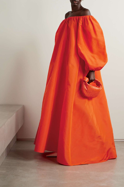 Valentino Off-the-shoulder silk-taffeta gown outlook