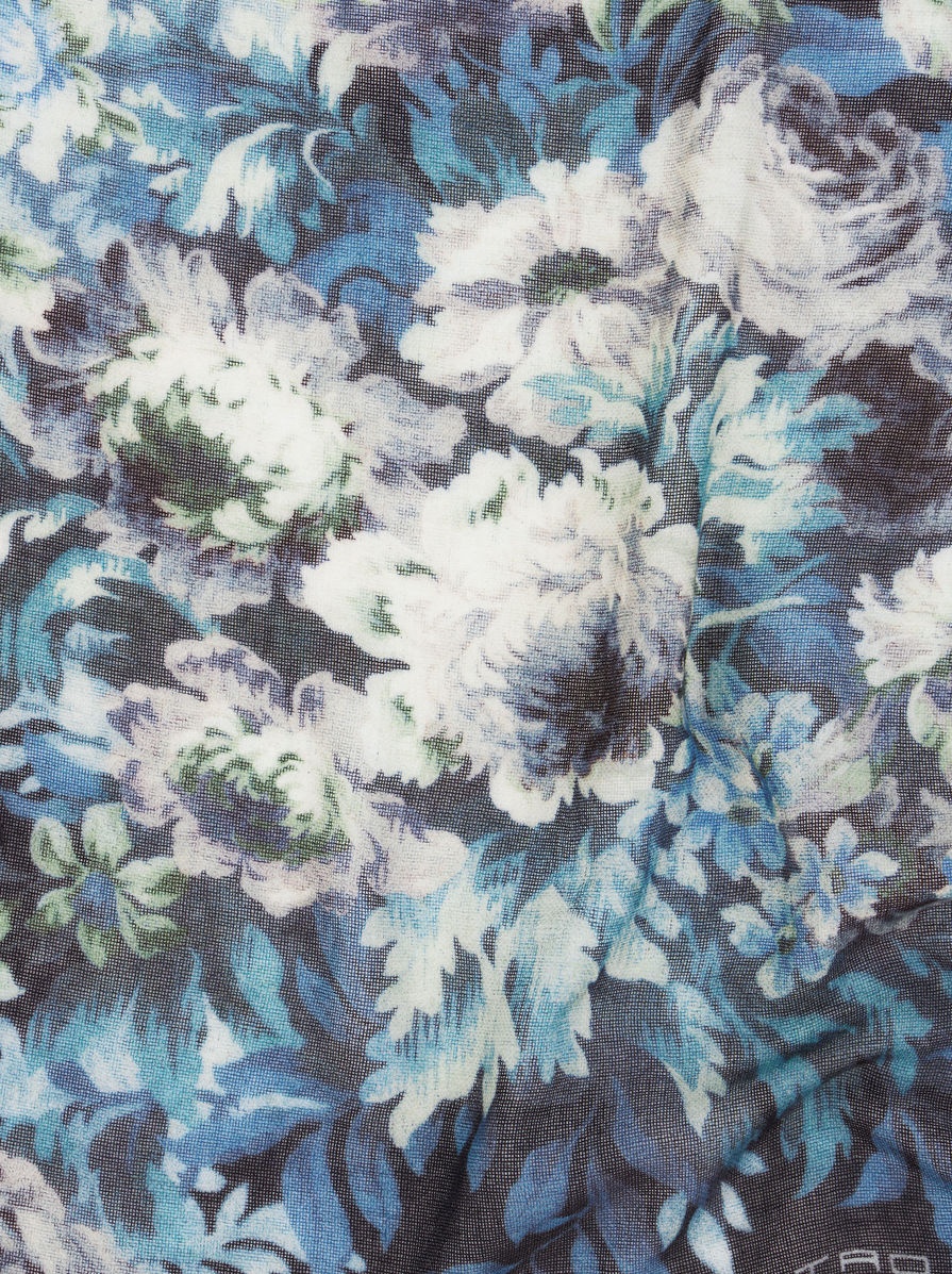 FLORAL CASHMERE SCARF - 3