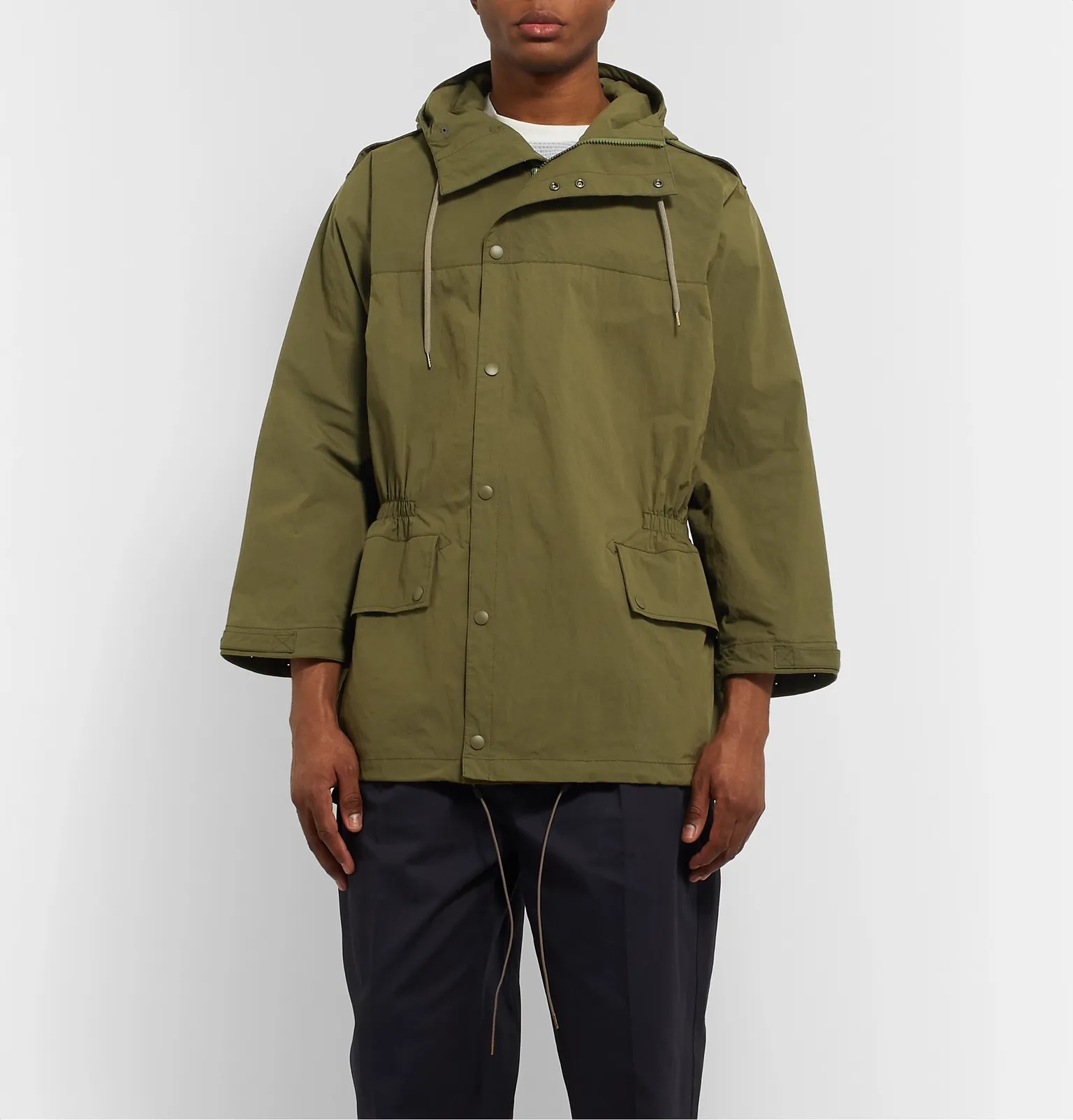 Nylon Hooded Parka - 4