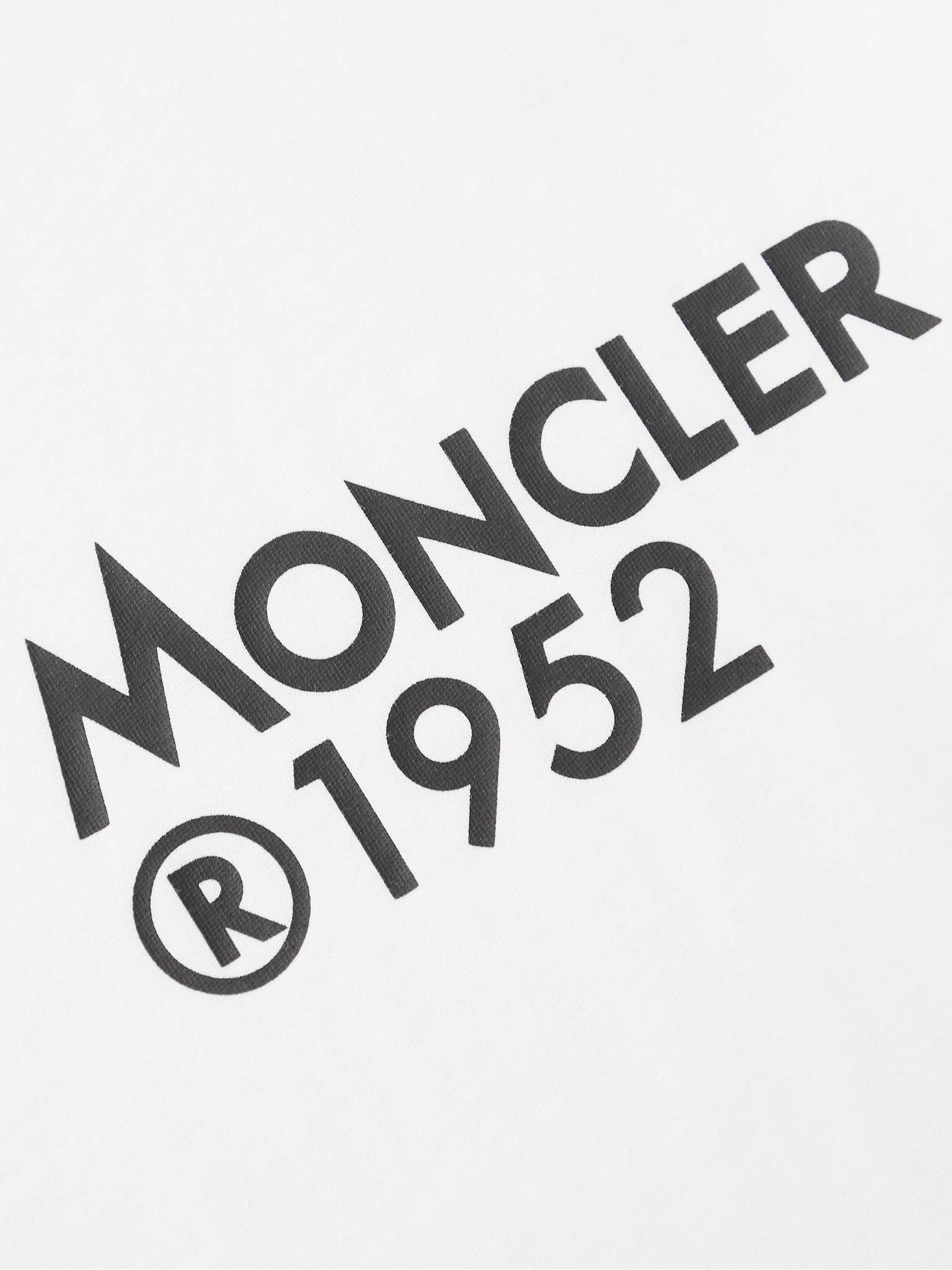 2 Moncler 1952 Logo-Print Cotton-Jersey T-Shirt - 3