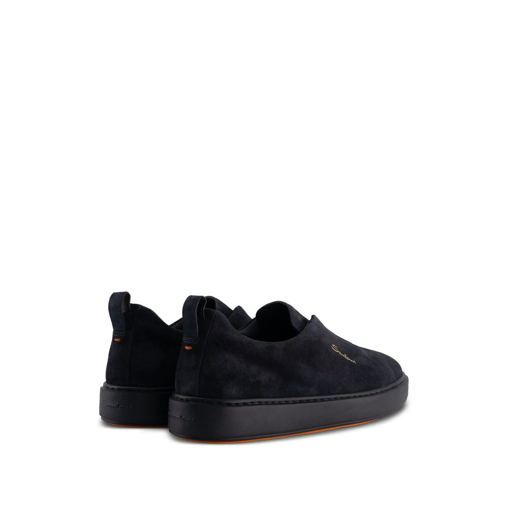 Santoni Blue Loafers Men - 3