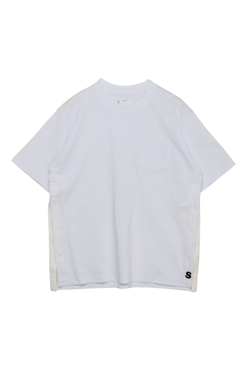 sacai s Cotton Jersey T-Shirt outlook
