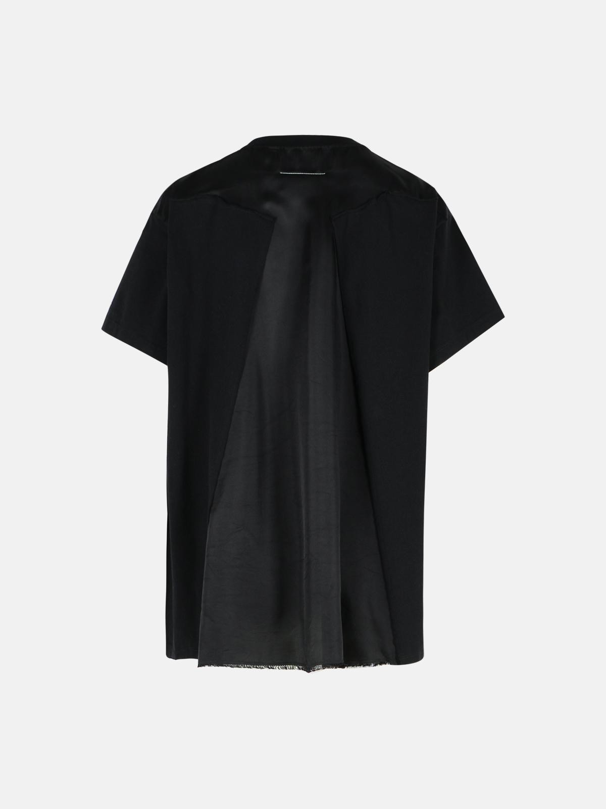 BLACK COTTON T-SHIRT - 3