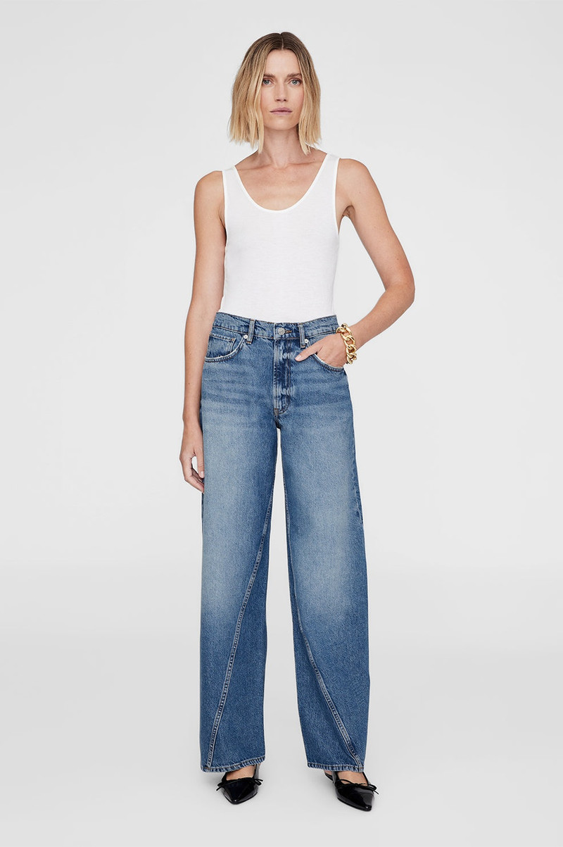 ANINE BING Brie Jean - Aegean Blue outlook