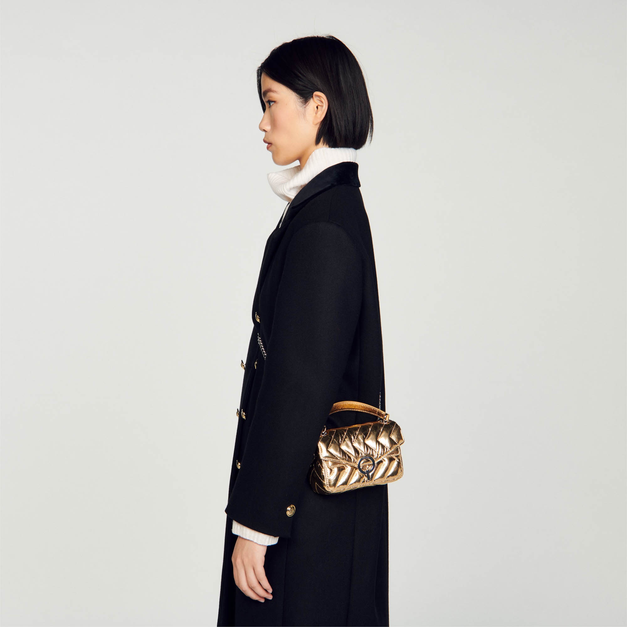 Metallic leather Yza Mini Bag 6